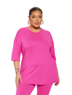 Ensemble rose pantalon et tshirt