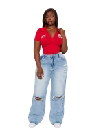 Jean bleu clair - Non Stretch