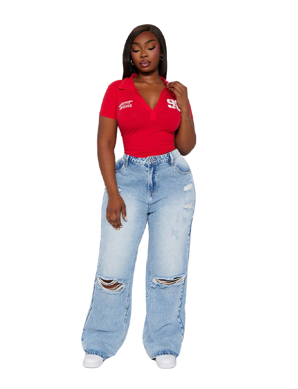 Jean bleu clair - Non Stretch