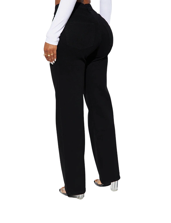 Jean bootcut noir - Medium Stretch