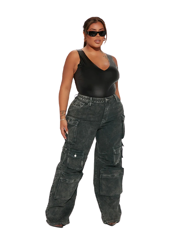 Jean cargo - Non Stretch