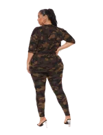 Ensemble treillis tshirt + pantalon