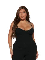 Combinaison noire élégante