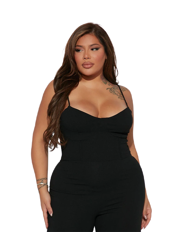 Combinaison noire élégante