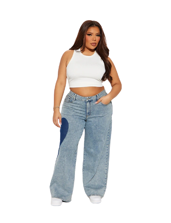 jean délavé - Non Stretch